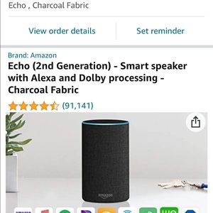 Amazon second generation Alexa EUC
